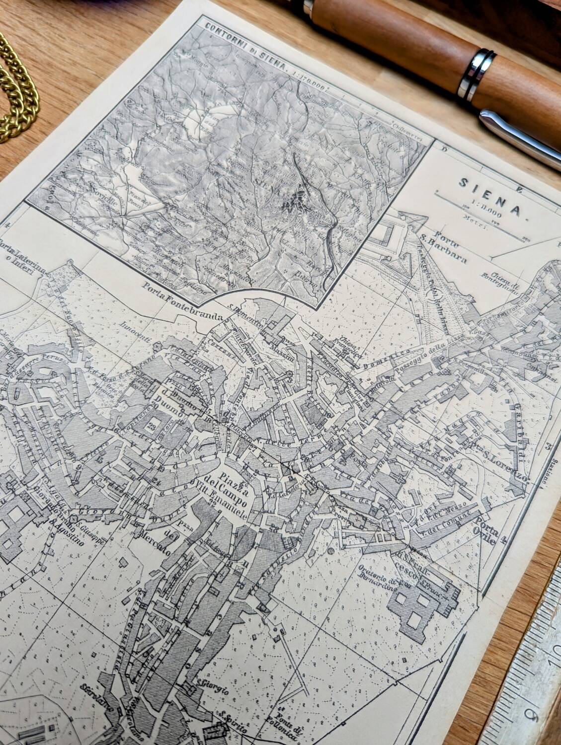 Printed in 1894, Siena, Italy.