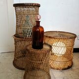 Vintage wicker basket