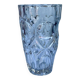 Vase en verre moulé à décor sculpté