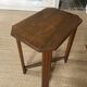 Art Deco wooden side table / end of vintage sofa or pedestal table