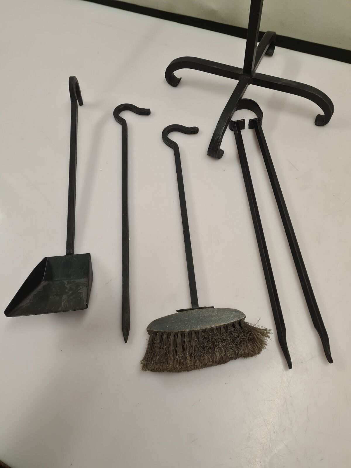 Wrought iron fireplace kit