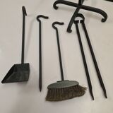 Wrought iron fireplace kit