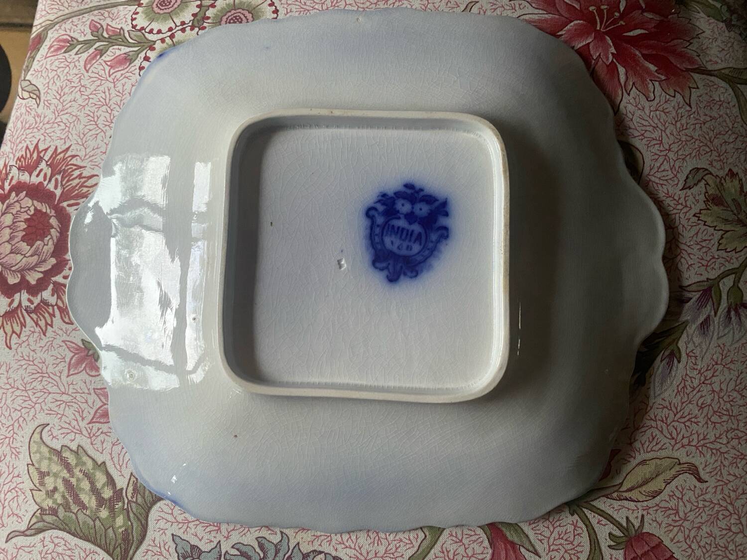 Villeroy and Boch XIX square dish, India model