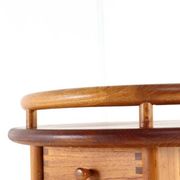 Chariot Aksel Kjersgaard - design danois en teck - moderne du milieu du siècle