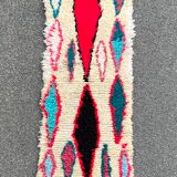 Vintage azilal berber carpet 75x180 cm