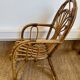 Chaise enfant en rotin vintage
