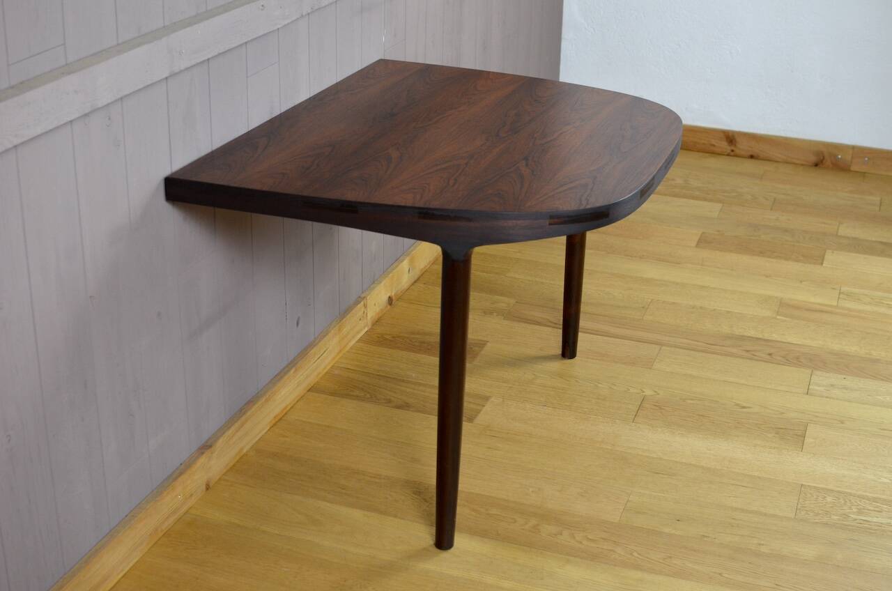 Scandinavian Console in Rio Rosewood Vintage 1960
