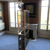 Brass bookcase