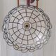 Mother-of-pearl and brass lamp