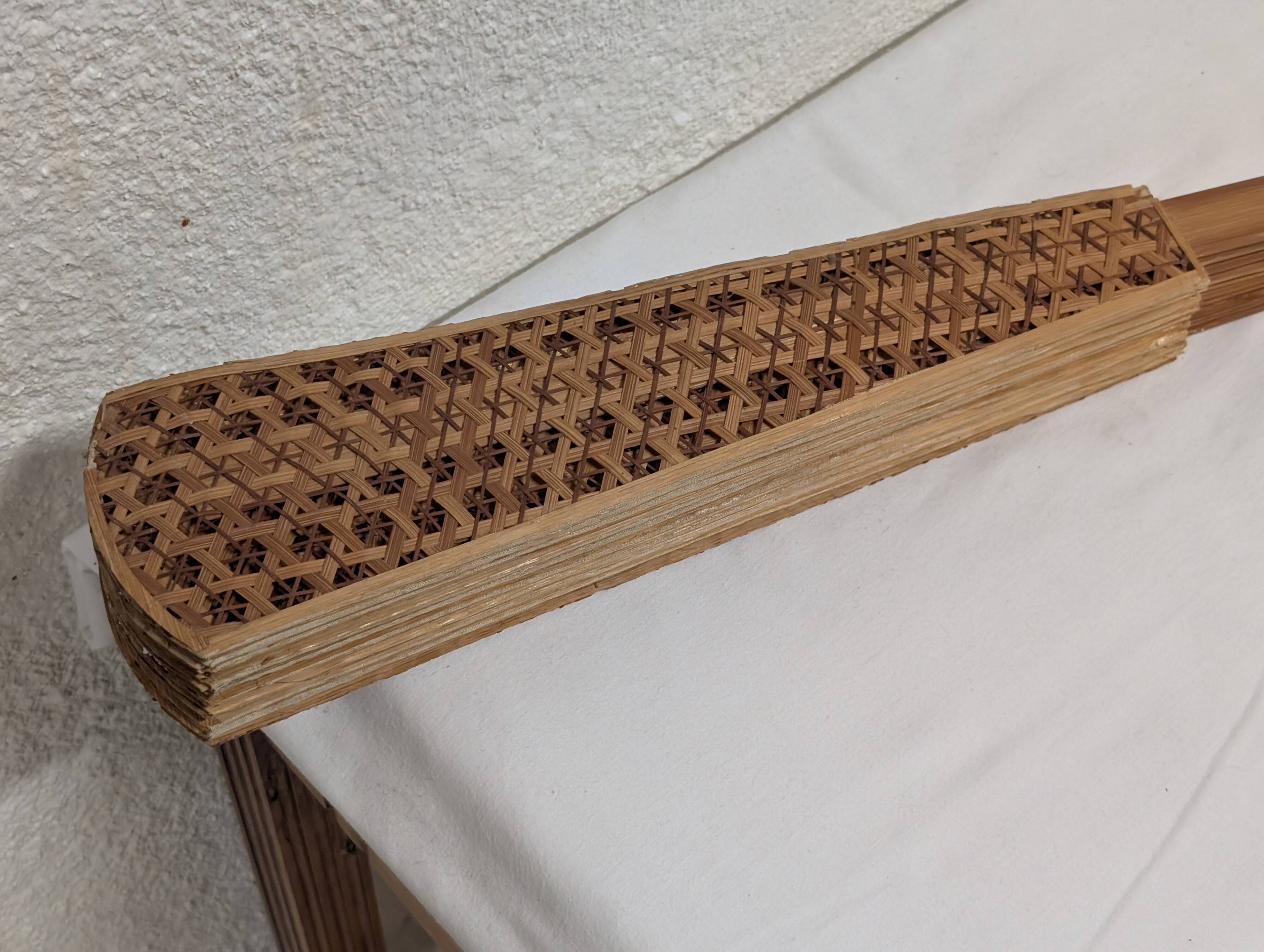 Ancient giant bamboo fan