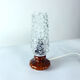 Lampe de table en céramique et verre, Tchécoslovaquie 1960