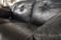 Corner sofa opening in leather and coffee table in marble by pierluigi cerri for frau, 1980s