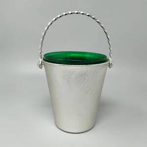 1960s mid-century modern Italian ice bucket by Giovanni Alessi (FAO)
