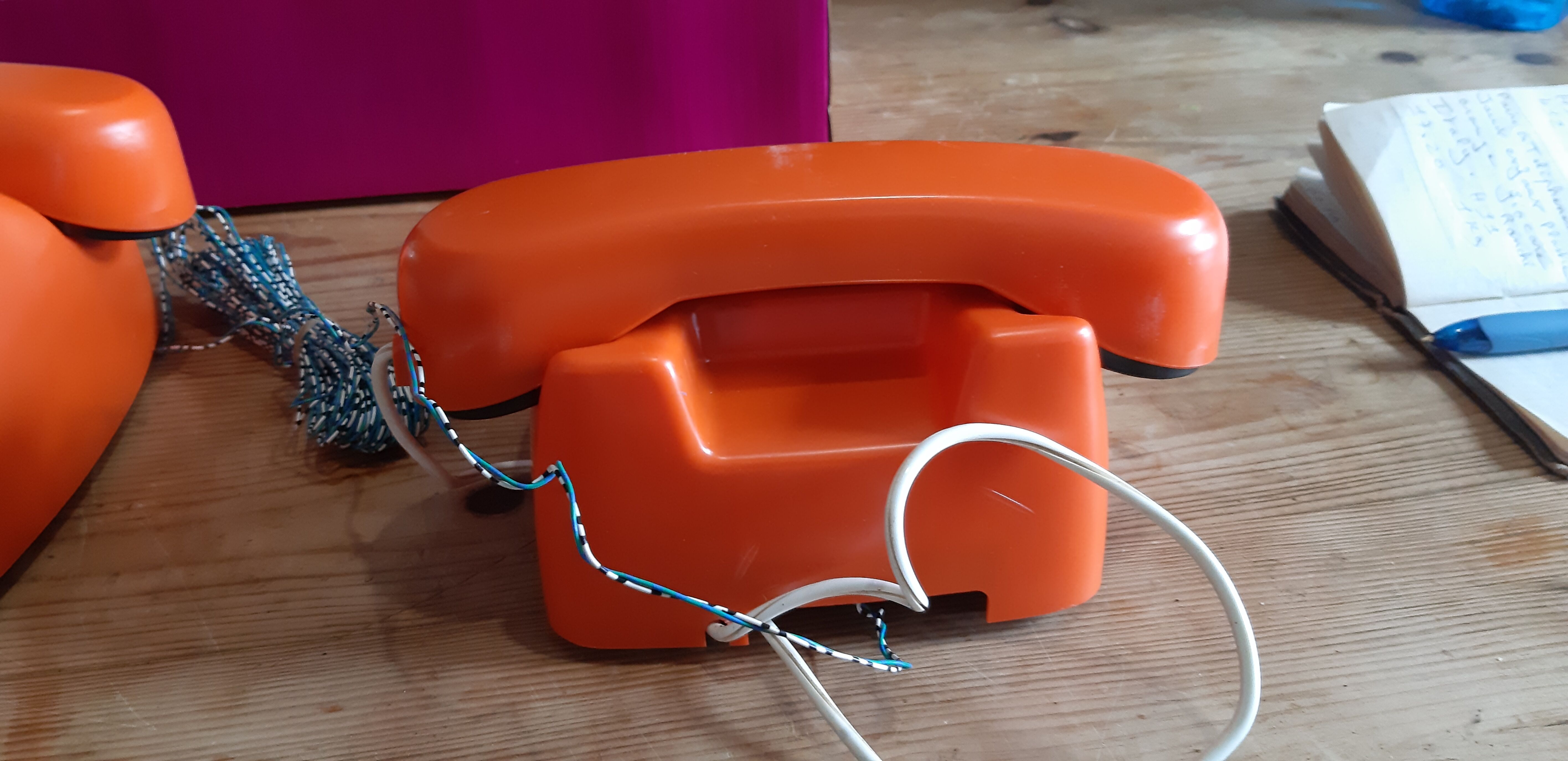 Pair of Vintage Phones , Children's Toy