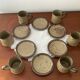 Tasses et sous tasses Grès Rocaille