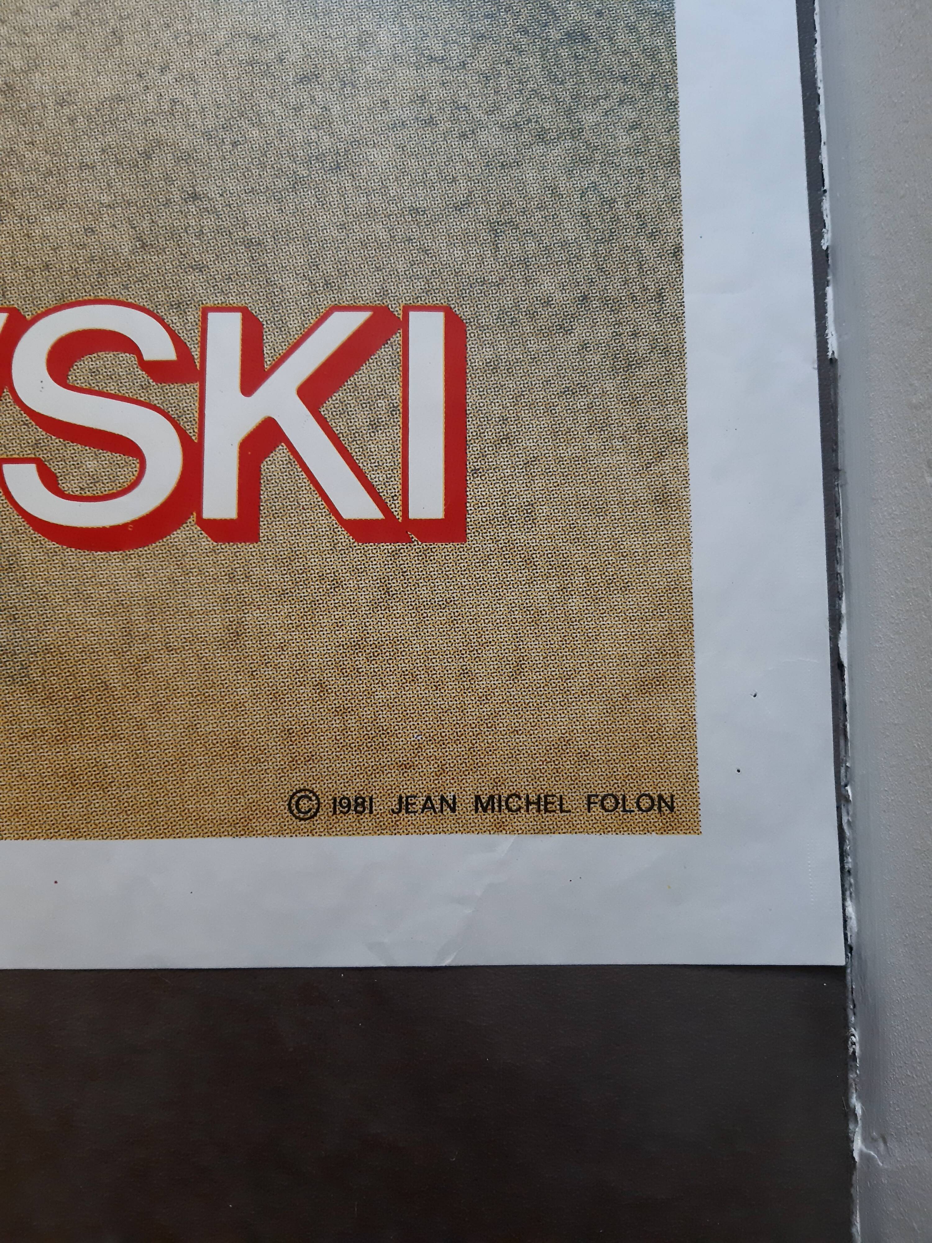 Original Cinema Poster Stalker Folon