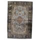 1950s Handmade Kashmir silk medallion rug, 109 × 165 cm - 1C1293