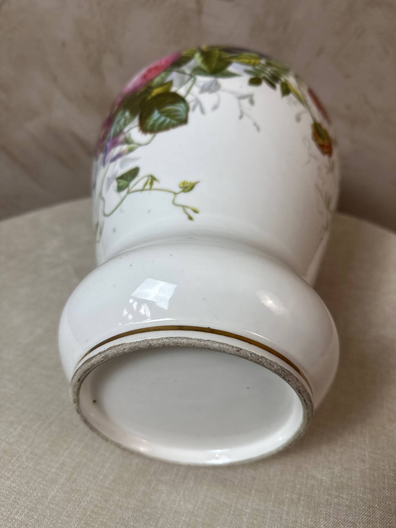 Paire de vases porcelaine de Paris