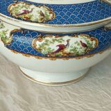 PORCELAIN SAUSAGE BY WILTON WARE DECOR A L'OISEAU