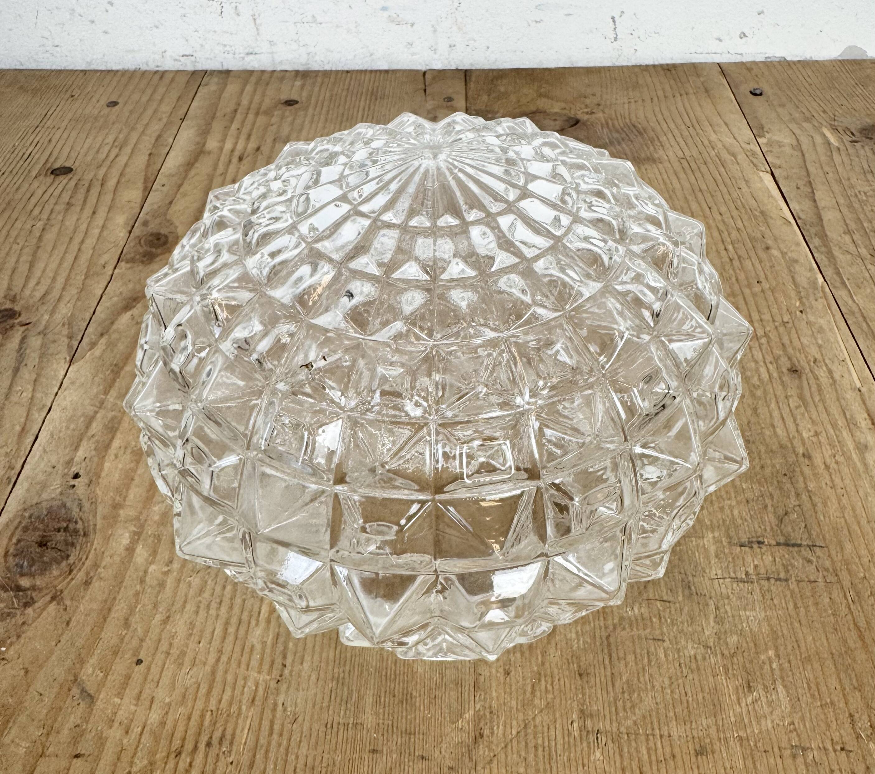 Vintage White Porcelain Pendant Light, 1970s