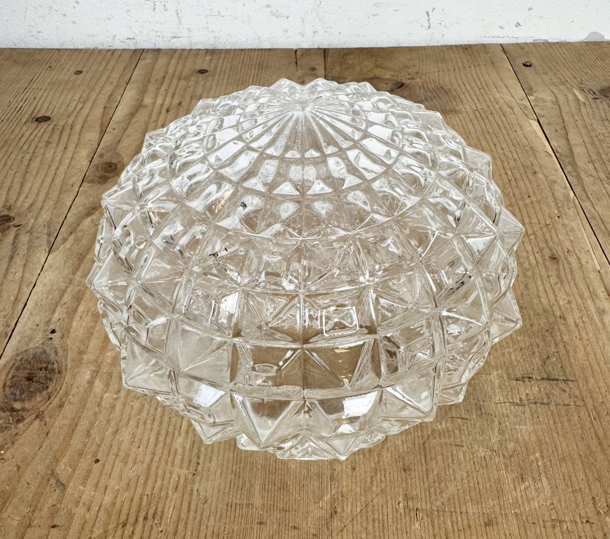 Vintage White Porcelain Pendant Light, 1970s