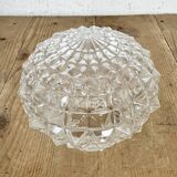 Vintage White Porcelain Pendant Light, 1970s