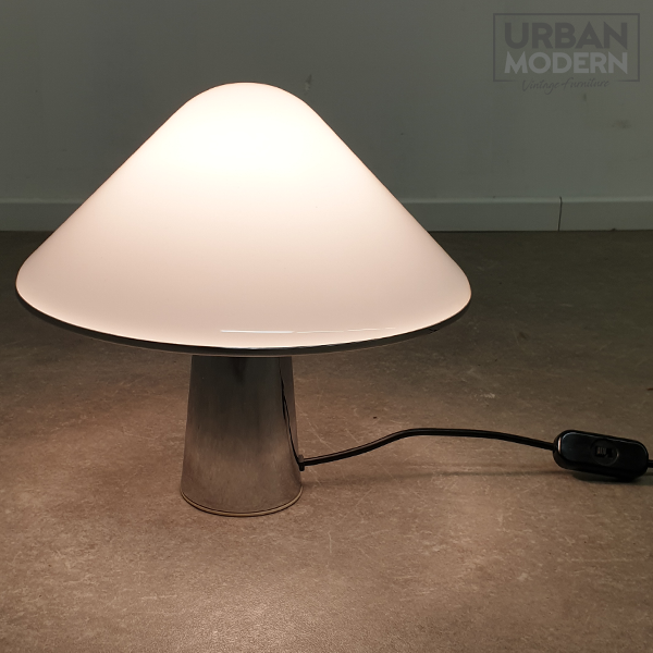 Lampe de table vintage champignons par Harvey Guzzini pour Iguzzini