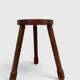 Tabouret tripode en bois massif  Années 50/60