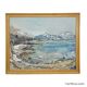 Alexander Michael - Lake Chiemsee in Bavaria oil on canvas 1982