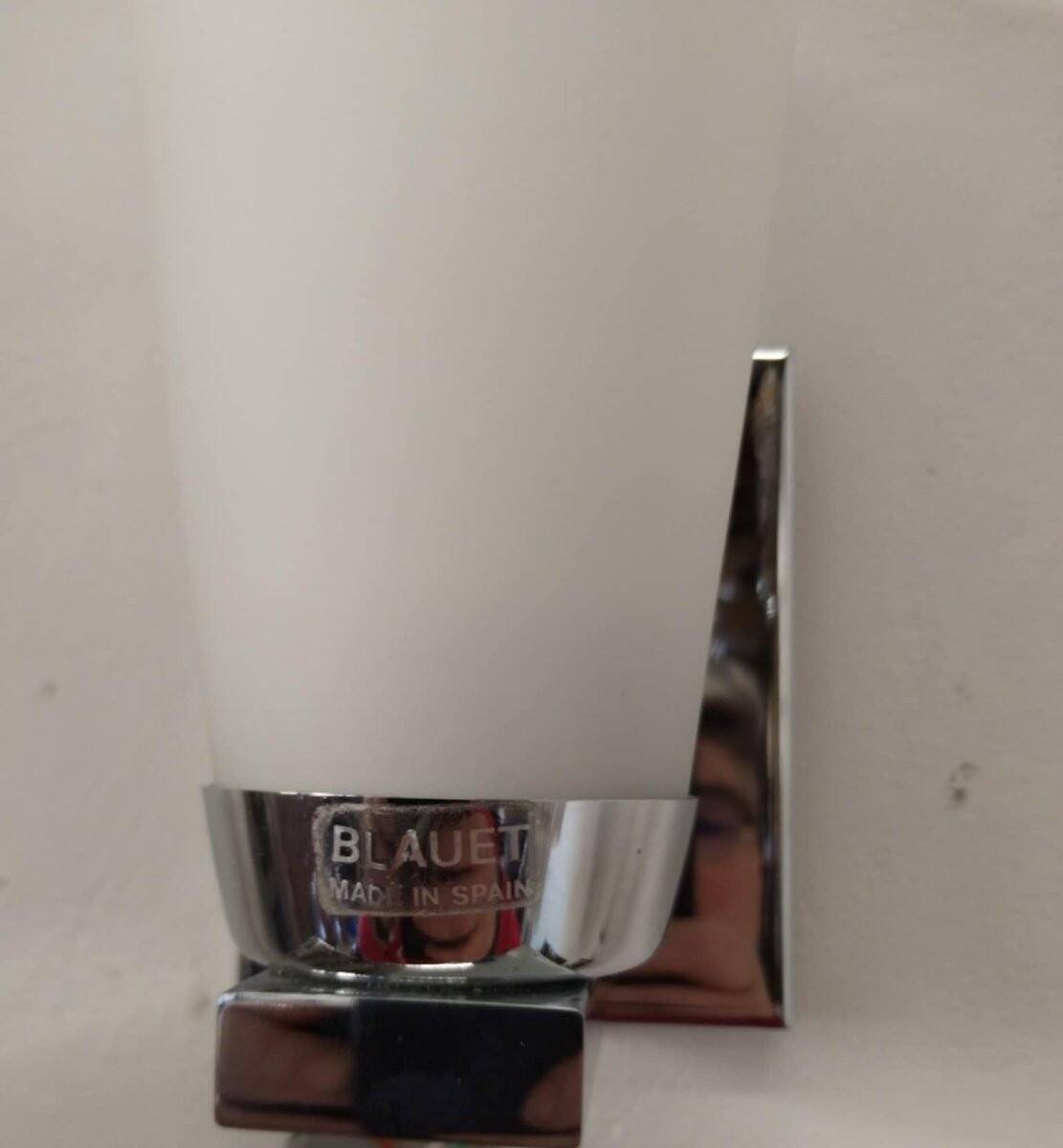 Pair of 70s-80s wall lights by Blauet