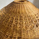 Vintage rattan and wicker pendant light