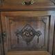 Grand buffet two-body from the 1910s - Solid wood, marble & bevelled mirror.