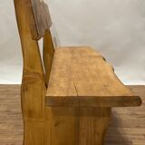 Brutalist benches in solid oak