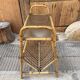 1950s Italian Rattan Side Table