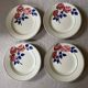 HBCM Rose Decorated Dessert Plates