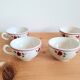 Vintage Lunéville coffee cups