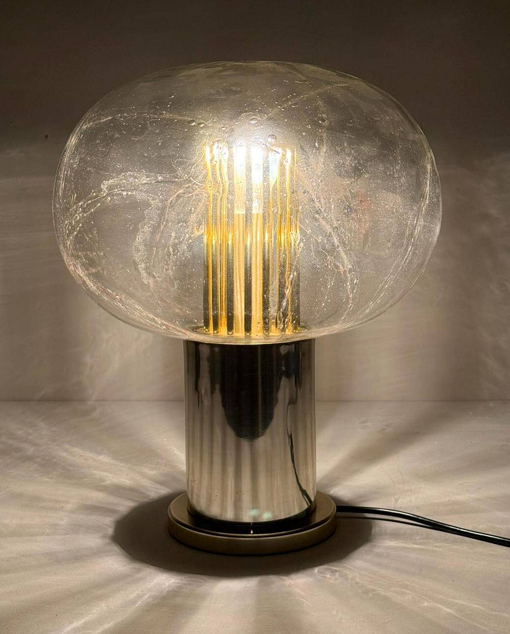 Lampe de table vintage « Big Ball », Doria, Allemagne, années 1970.
