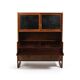 Rare Danish Bar Cabinet with Leather Parts 1960s
