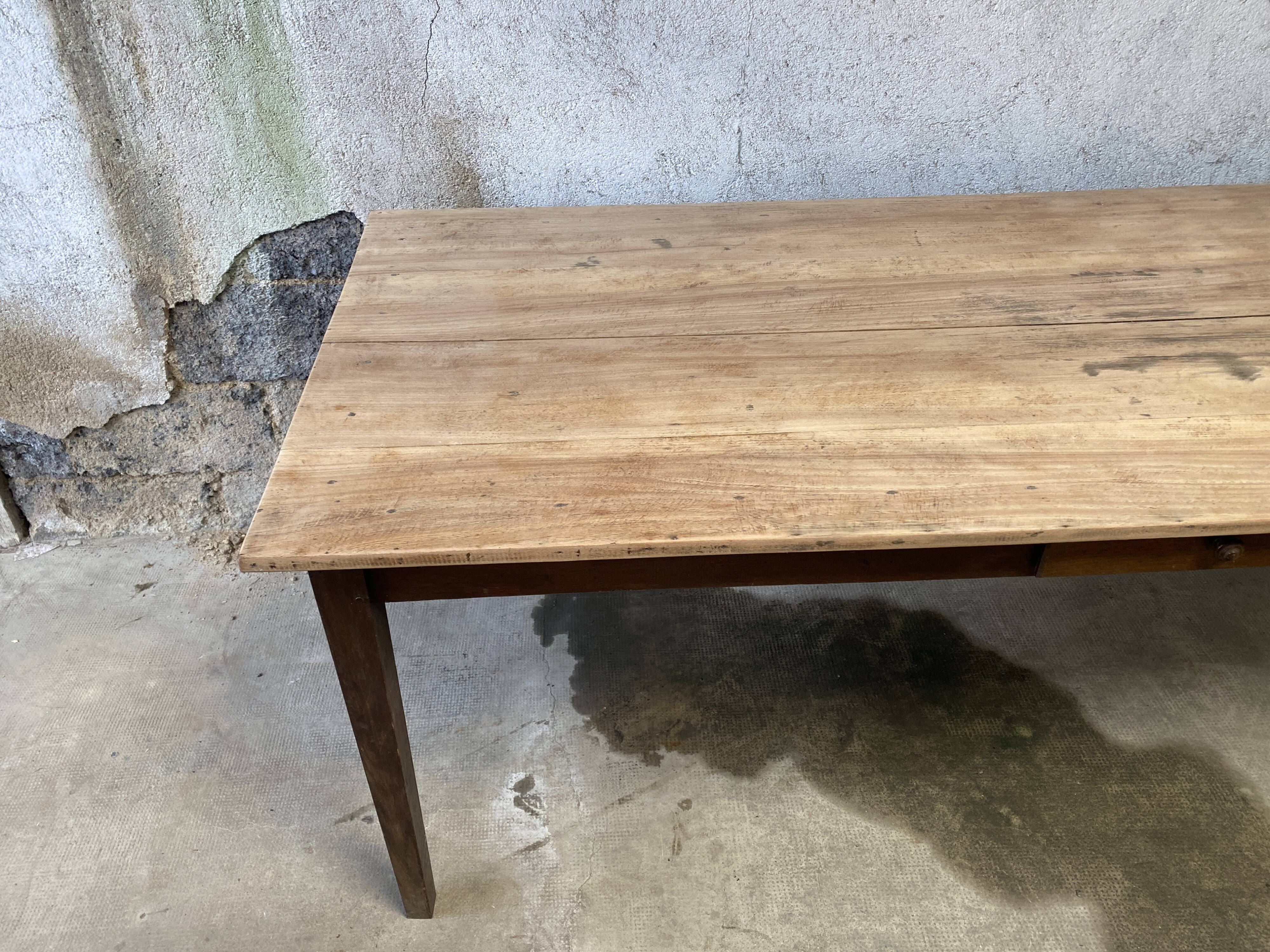 Oak farmhouse table