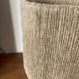 Bedside lamp in rope and wood