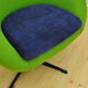 Fauteuil Shell sur pied pivotant années 1960