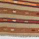 120x146 Area Kilim Rug,  Multicolor Kilim Rug, Oushak Area Rug, 120x146Cm
