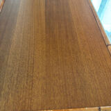 1970s wooden and bamboo bar cabinet