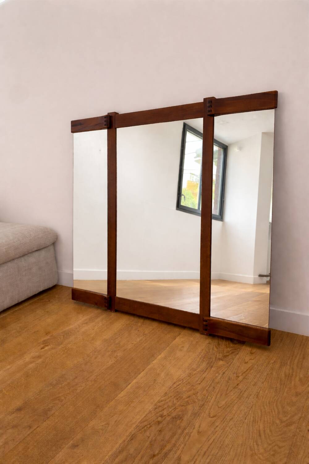 Vintage triptych mirror by Franz Xaver Sproll