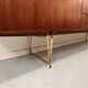 Teak and brass enfilade Modulus by William Watting for Fristho NL 1950s