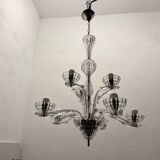 Art Deco Murano Glass Chandelier 1940’s