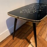 Glass coffee table 50's