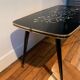 Glass coffee table 50's