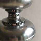 Matte metal and chrome lamp from the 1970s