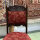 Pair of English Art Nouveau chairs in oak